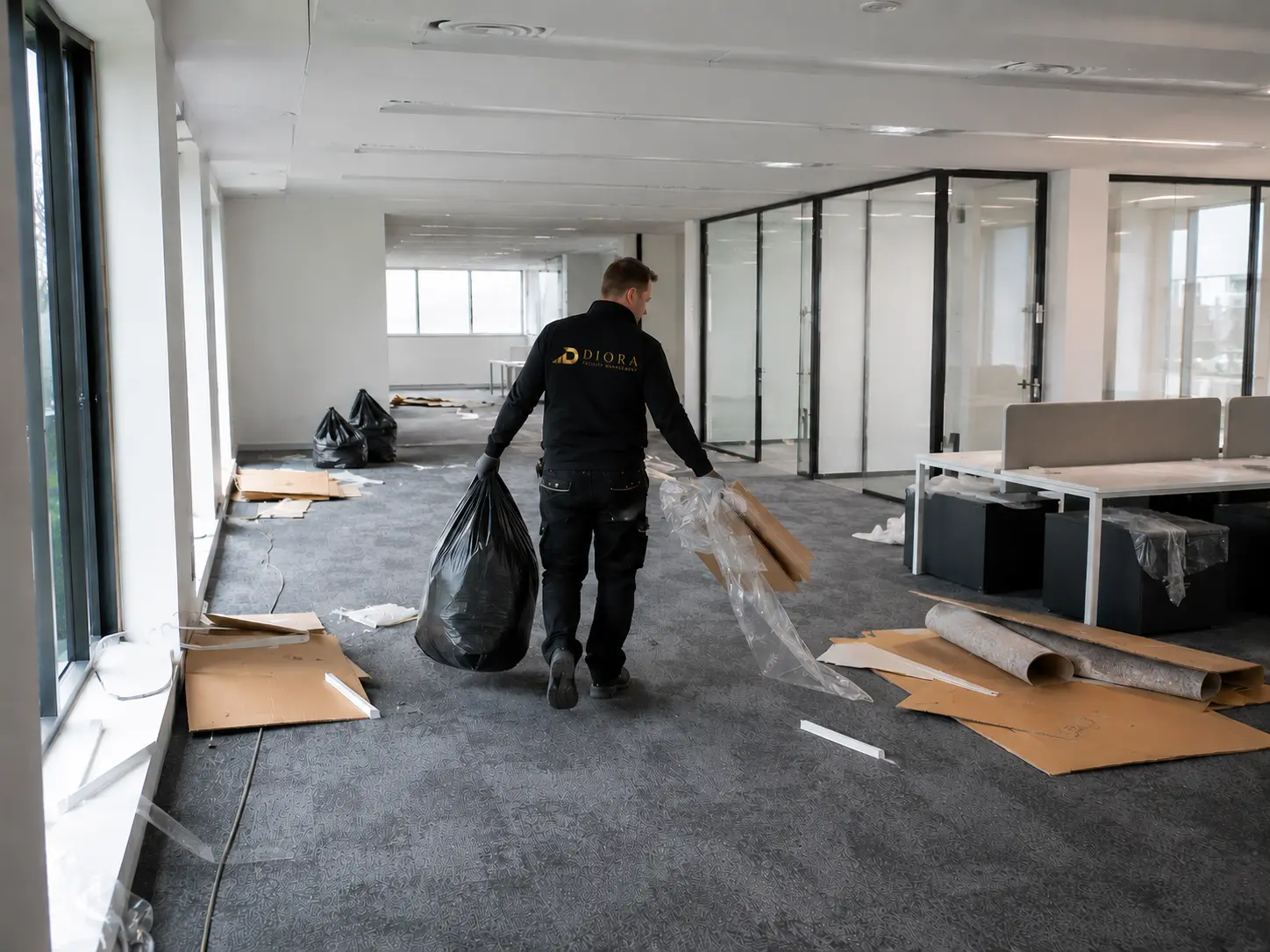 Professionelle Bauschlussreinigung in einem Neubau in Osnabrück
