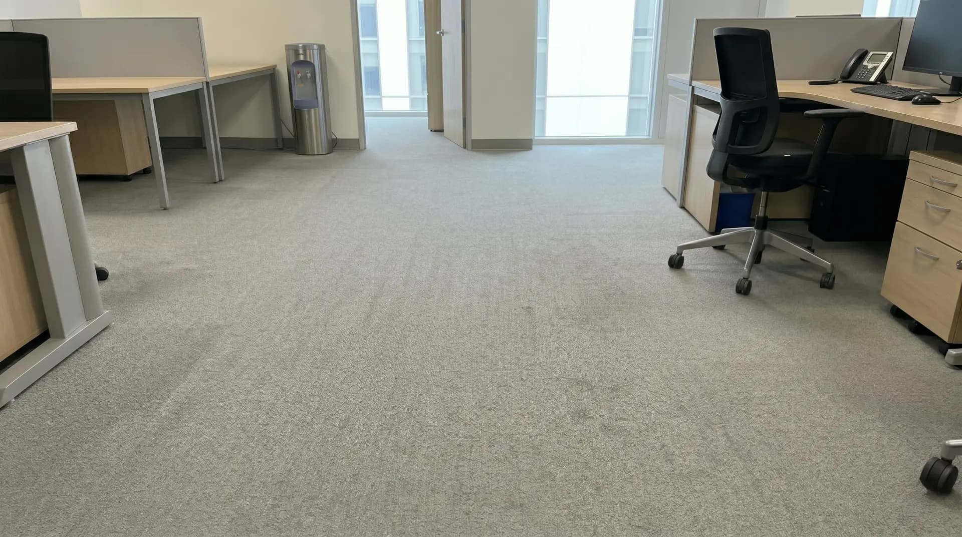 Büro nach der professionellen Reinigung